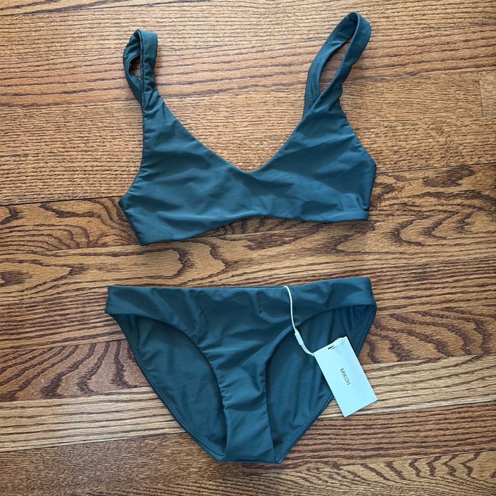 NWT Mikoh Deep Teal Bikini